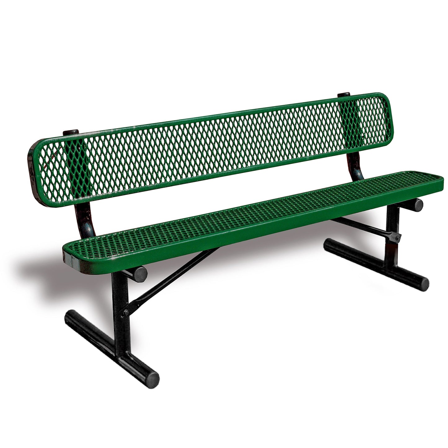 Park Bench with Back Rest - Hercules Inc. Shop