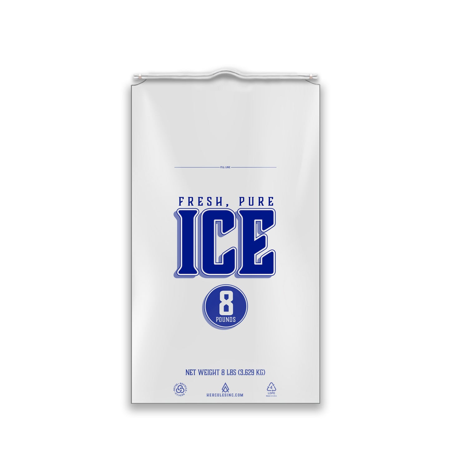 Ice Bags - Drawstring - Fresh, Pure Ice
