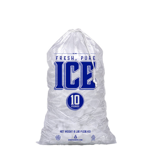 Ice Bags - Drawstring - Fresh, Pure Ice