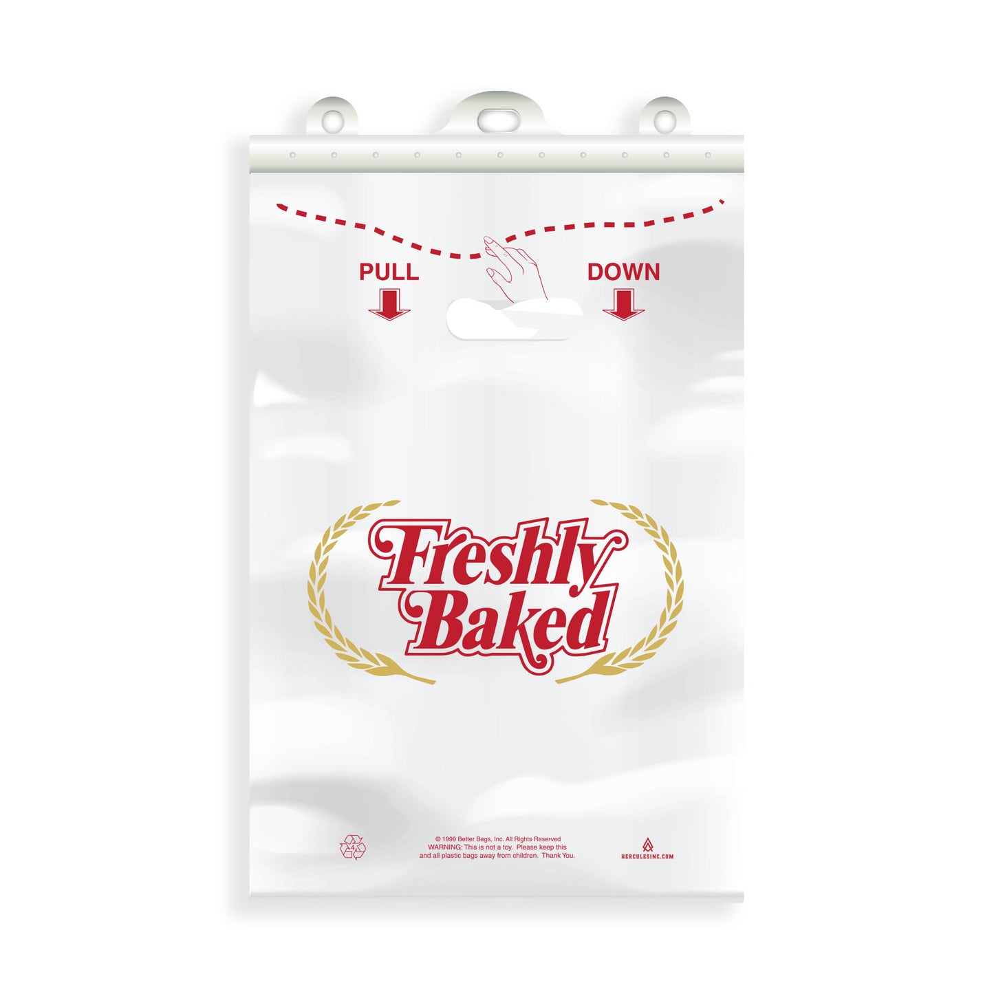 EZ TOTE - HD Bakery Bag -  Freshly Baked - 10" x 15" - HDPE
