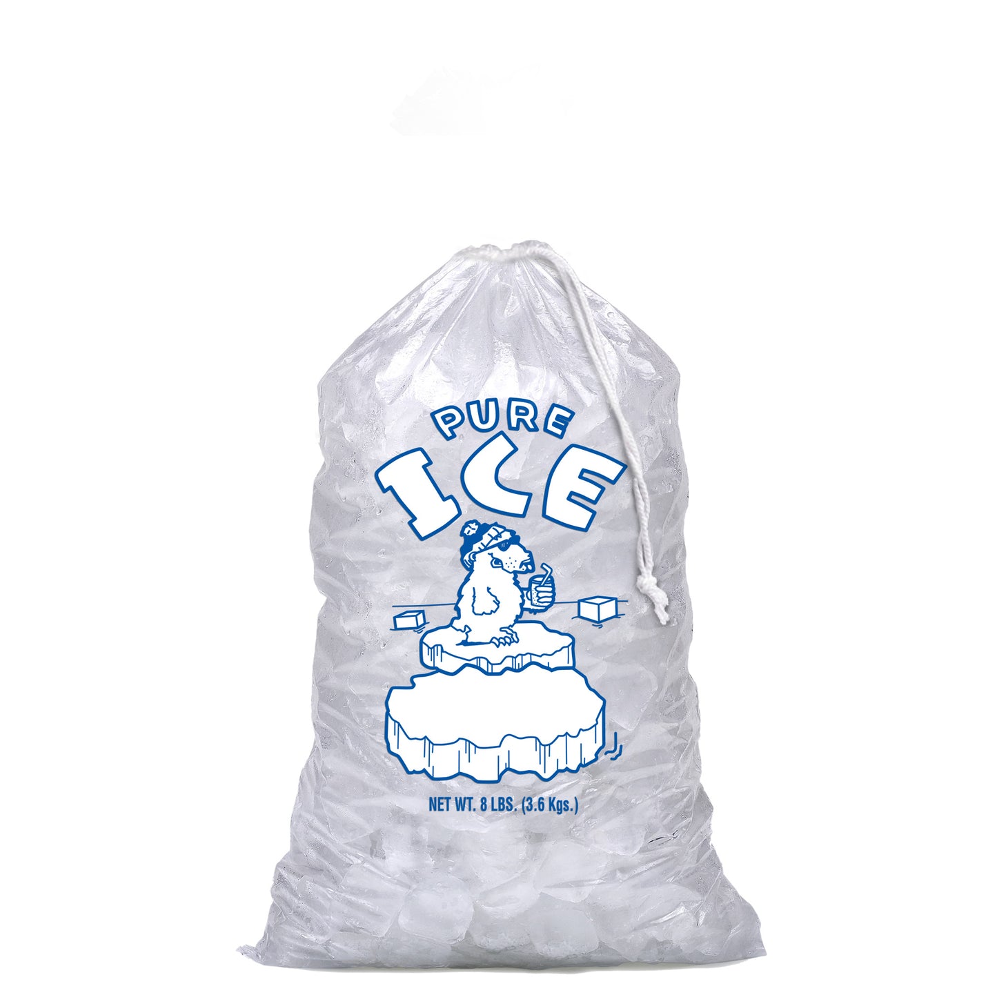 Ice Bags - Drawstring - Polar Bear