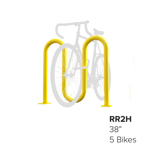 Rolling Rack - 2-Hump: 5 Bikes