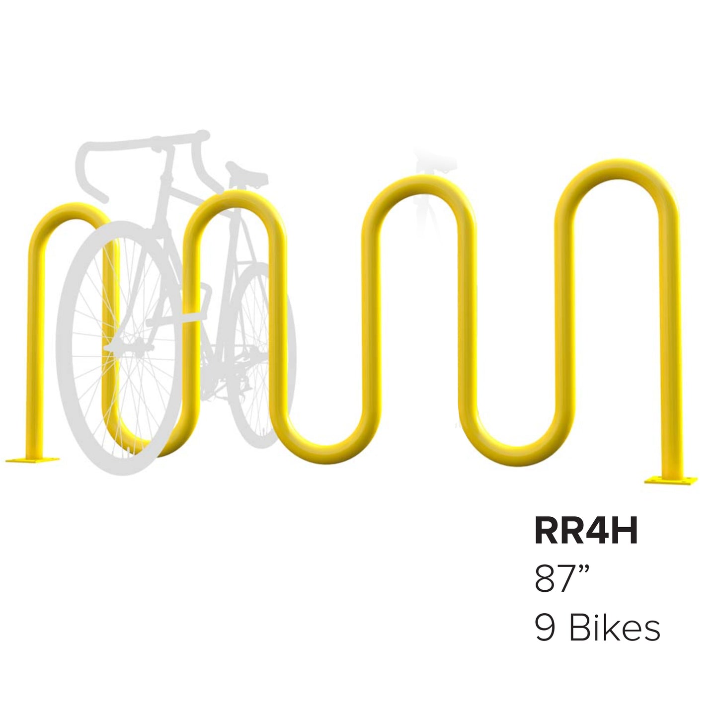 Rolling Rack - 4-Hump: 9 Bikes