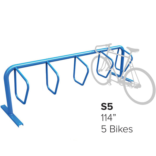 Campus Rack - Single - Sided - 5 Bikes - Hercules Inc. Shop