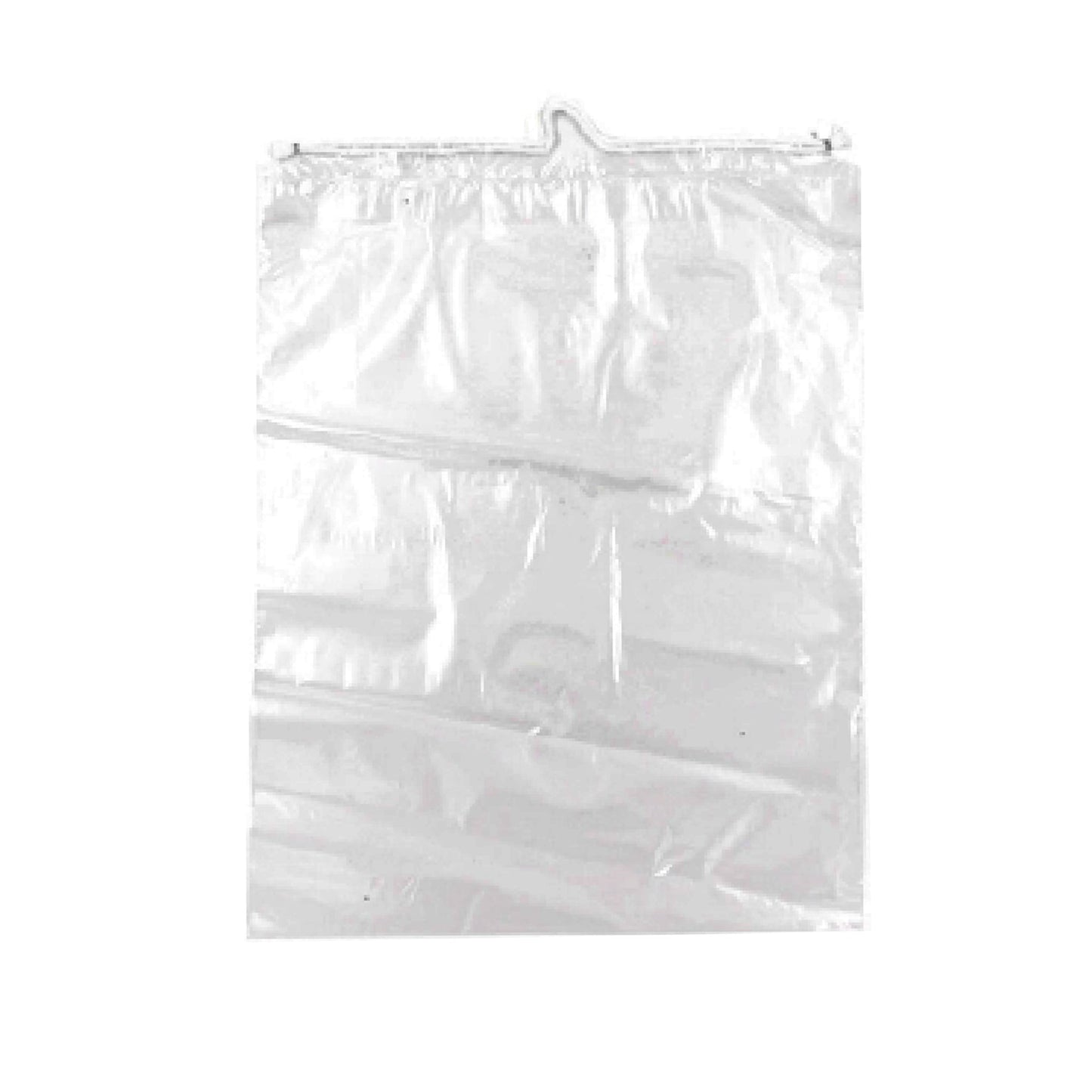 Drawstring Bags Clear LDPE - 500 Bags - Hercules Inc. Shop