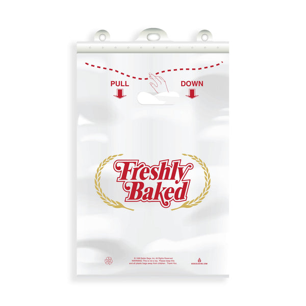 EZ TOTE - HD Bakery Bag - Freshly Baked - 10" x 15" - HDPE - Hercules Inc. Shop