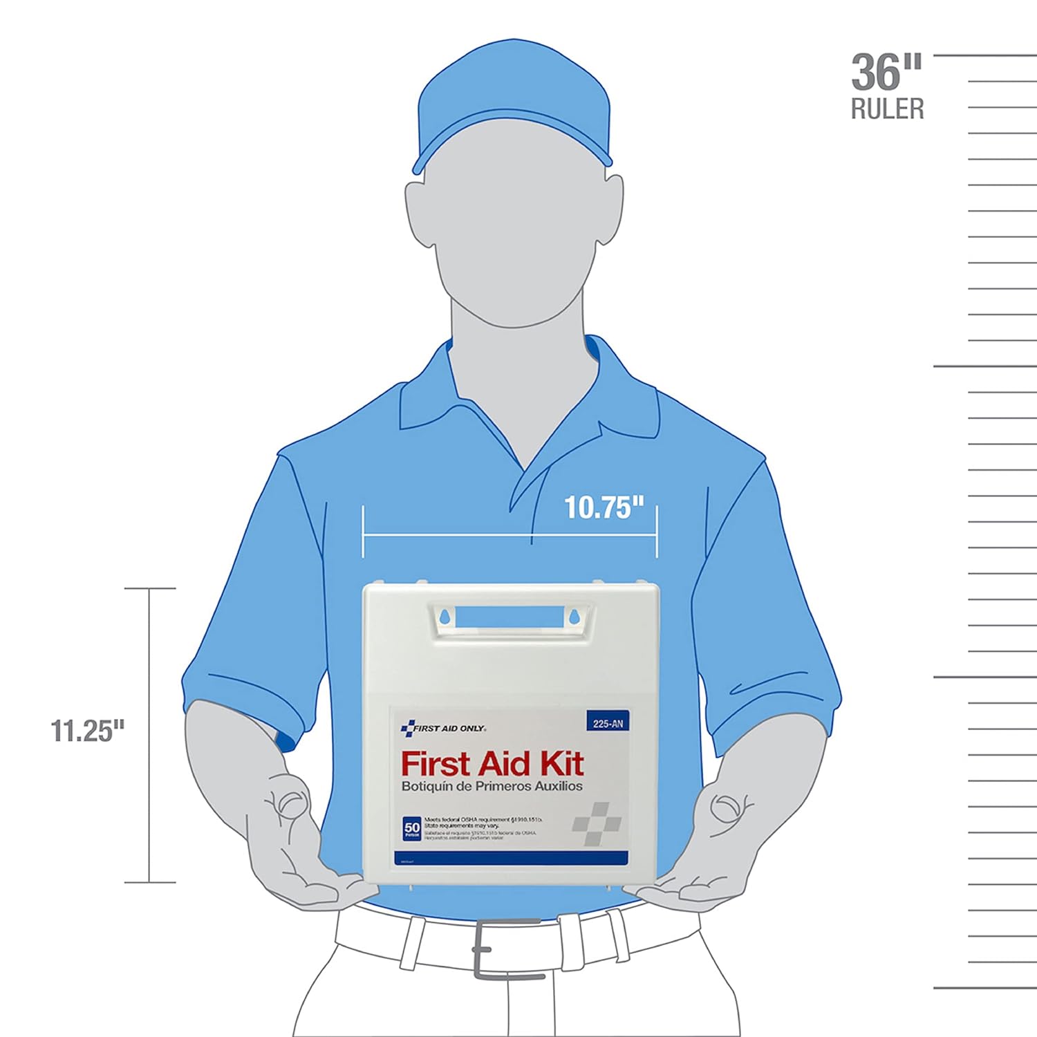 First Aid Kit 225 - AN 50 - Person - 195 Pieces - EXPIRED - Hercules Inc. Shop