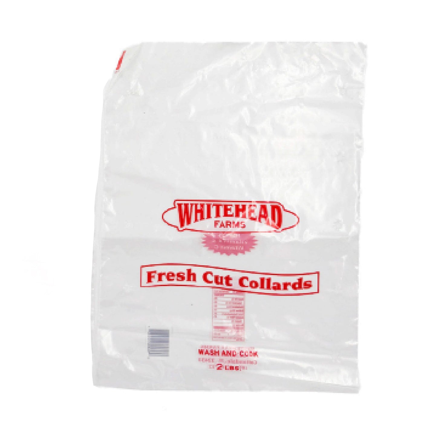 Food Bag FDA - Fresh Cut Collards - Whitehead Farms - Hercules Inc. Shop