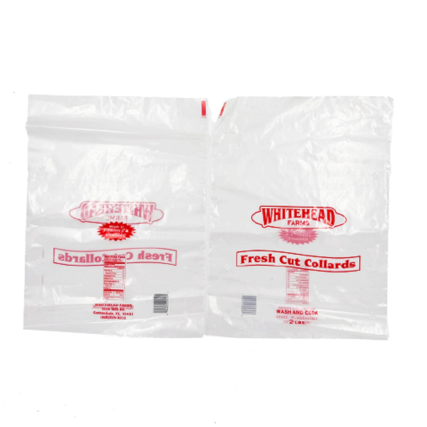 Food Bag FDA - Fresh Cut Collards - Whitehead Farms - Hercules Inc. Shop