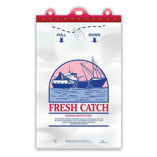 Fresh Catch Seafood Bag - 10" x 15" - Hercules Inc. Shop