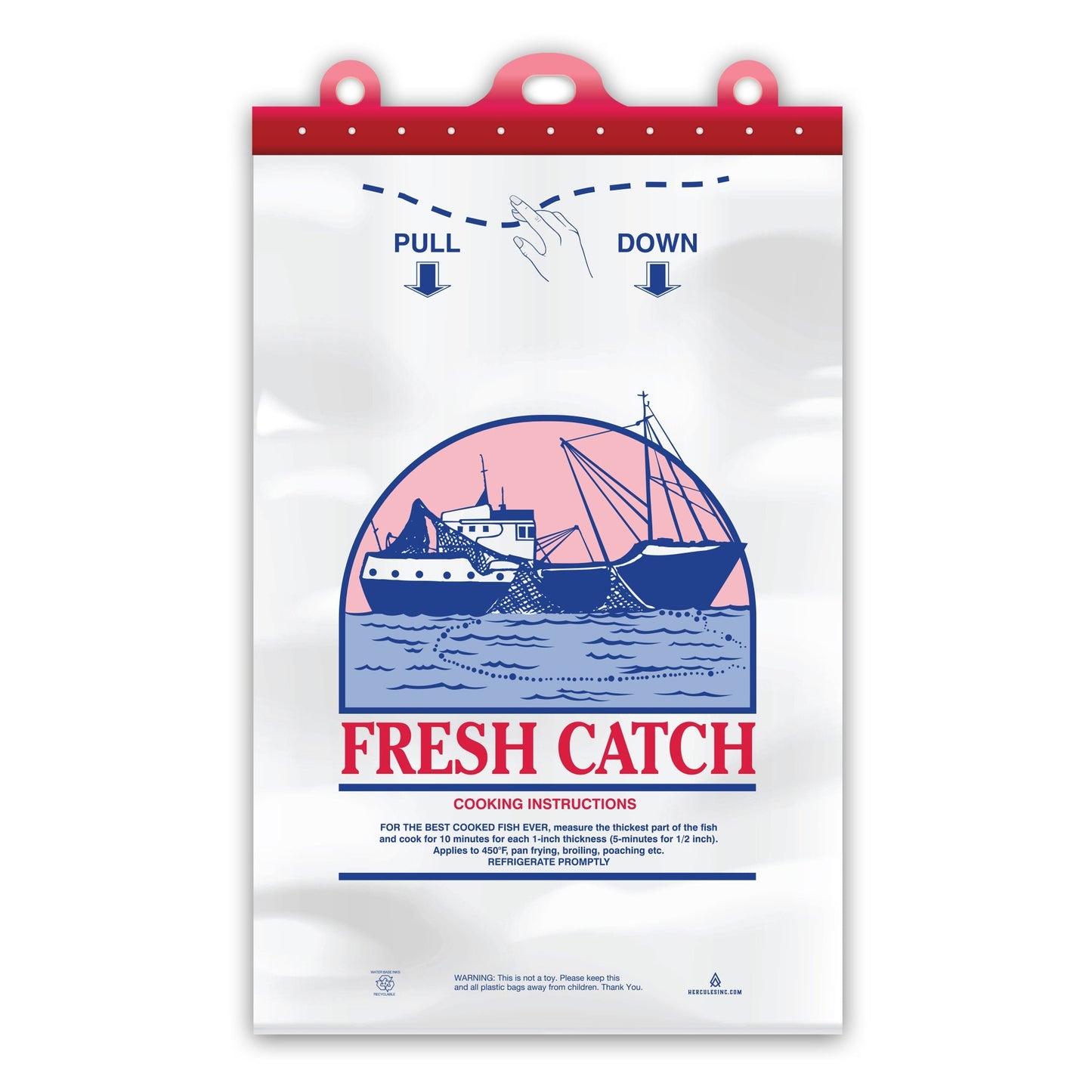 Fresh Catch Seafood Bag - 12" x 18" - Hercules Inc. Shop