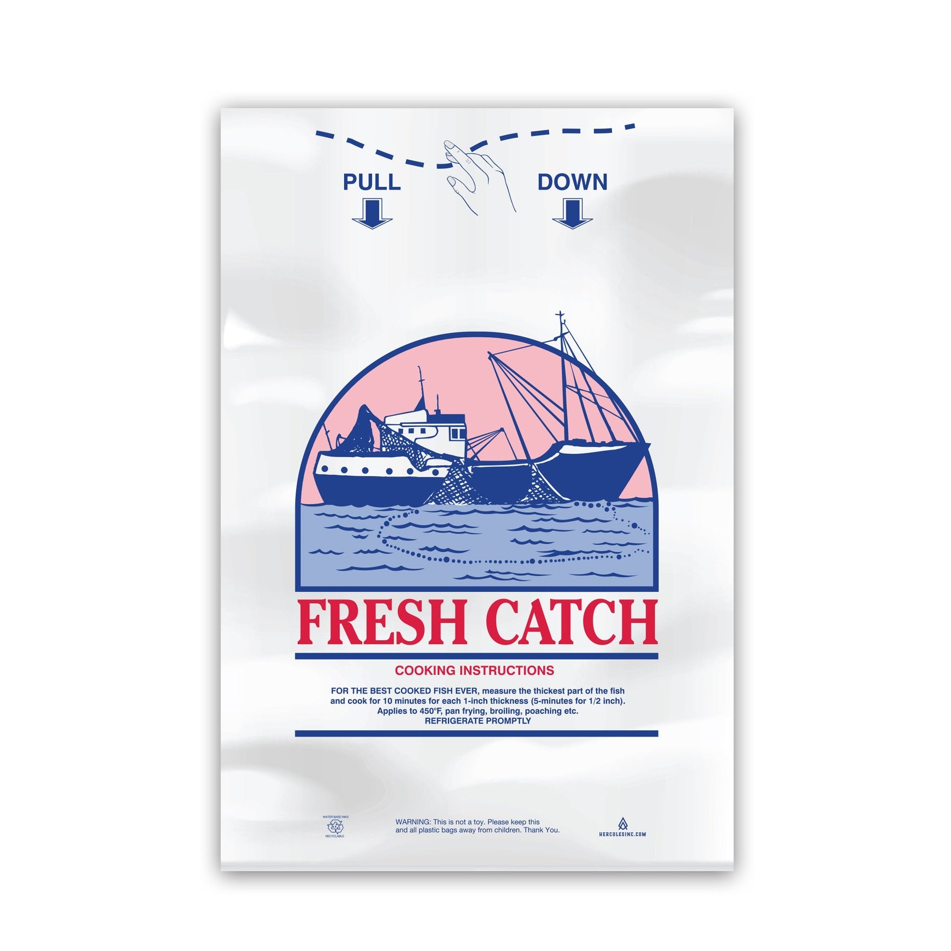 Fresh Catch Seafood Bag - 12" x 18" - Hercules Inc. Shop