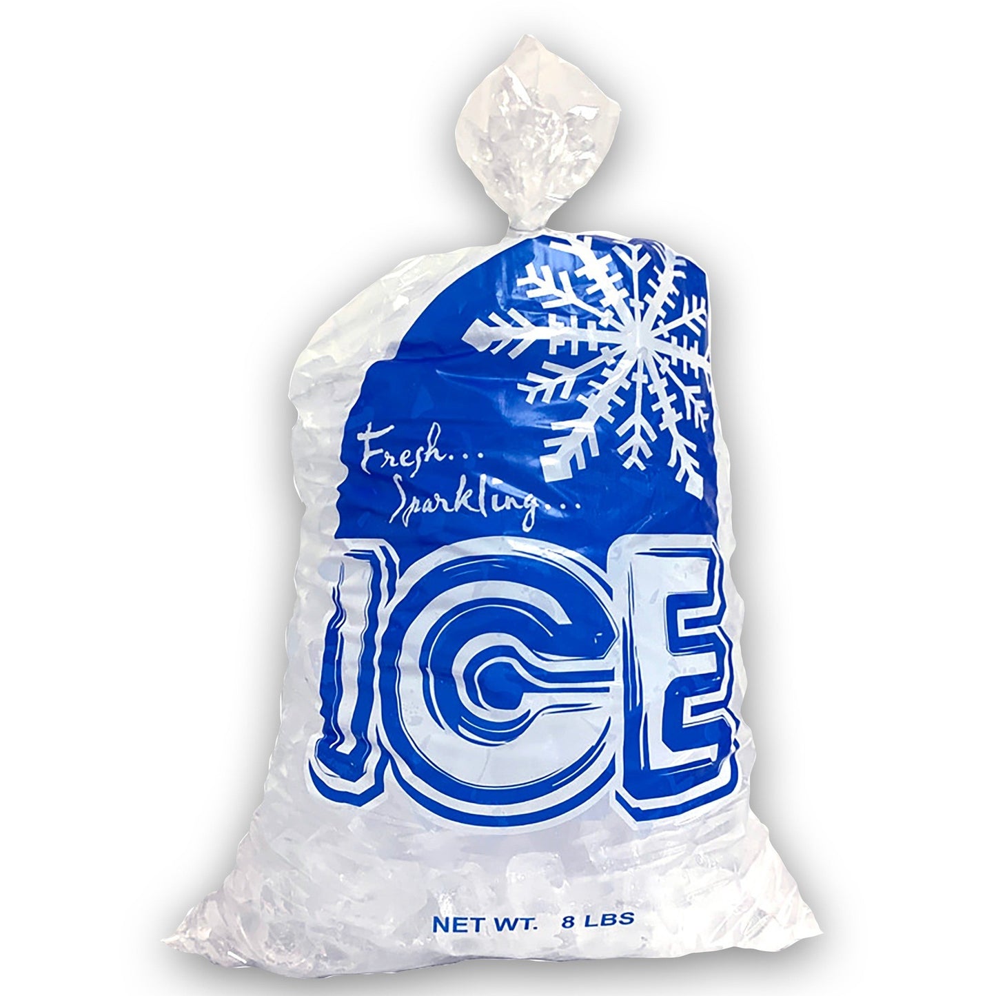 Ice Bag - Fresh Sparkling Ice -  8# - 500 Bags/Case