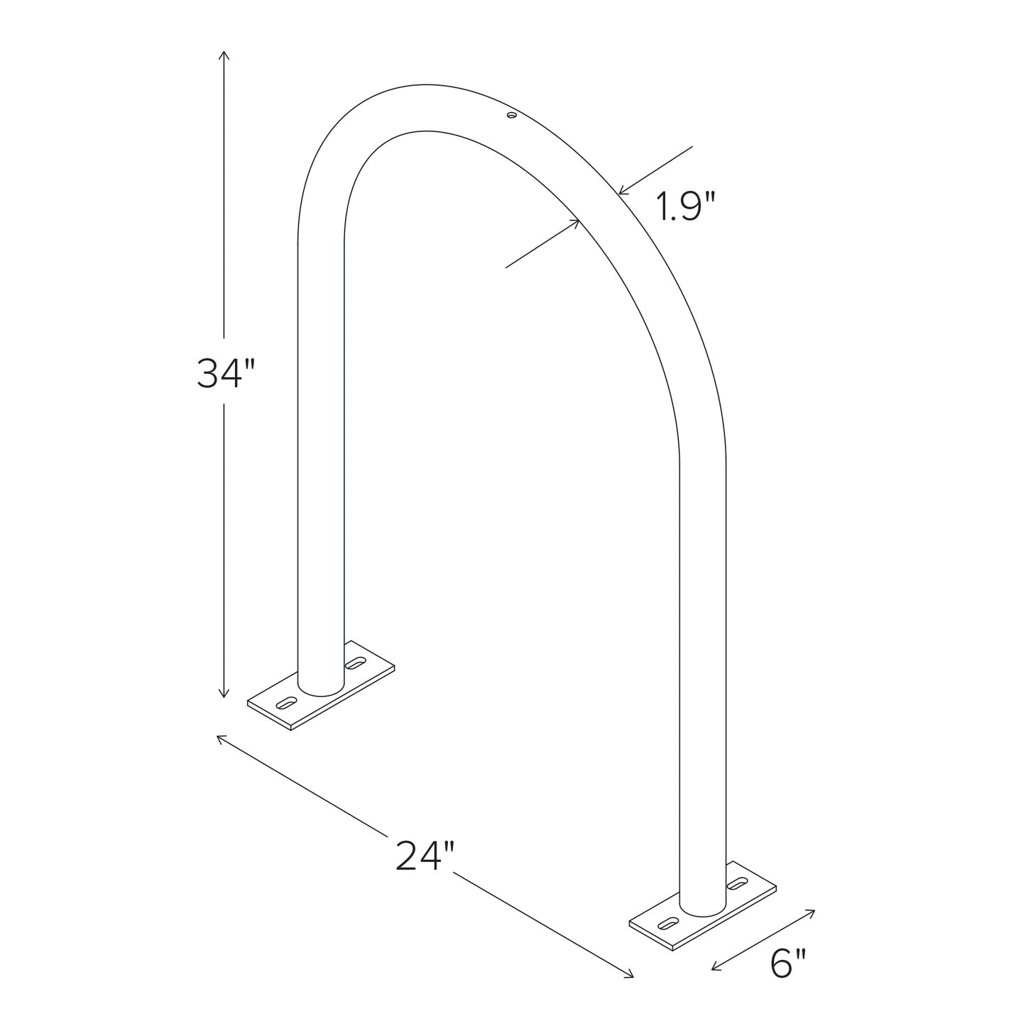 Hoop Bike Rack - Hercules Inc. Shop