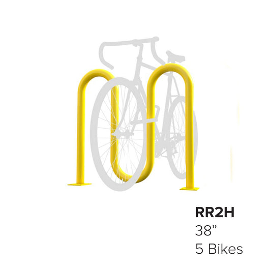 Rolling Rack - 2 - Hump: 5 Bikes - Hercules Inc. Shop