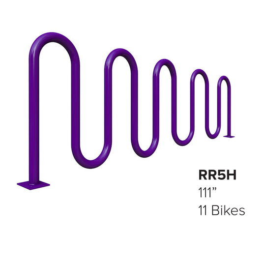 Rolling Rack - 5 - Hump: 11 Bikes - Hercules Inc. Shop