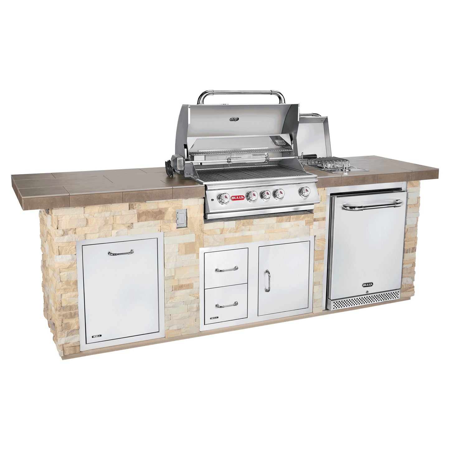 Single Grill BBQ Island - Premier Q - Hercules Inc. Shop