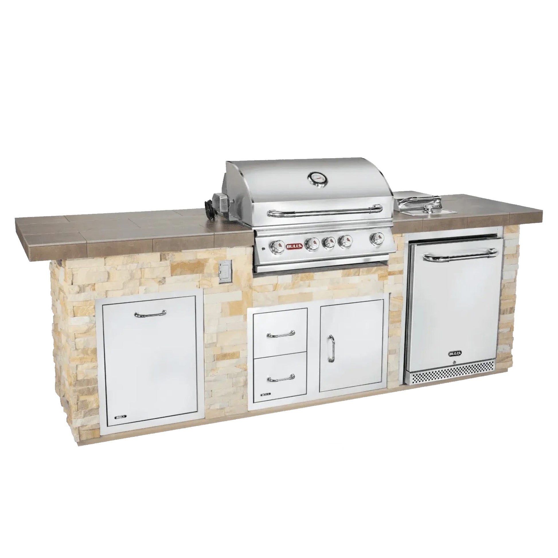 Single Grill BBQ Island - Premier Q - Hercules Inc. Shop