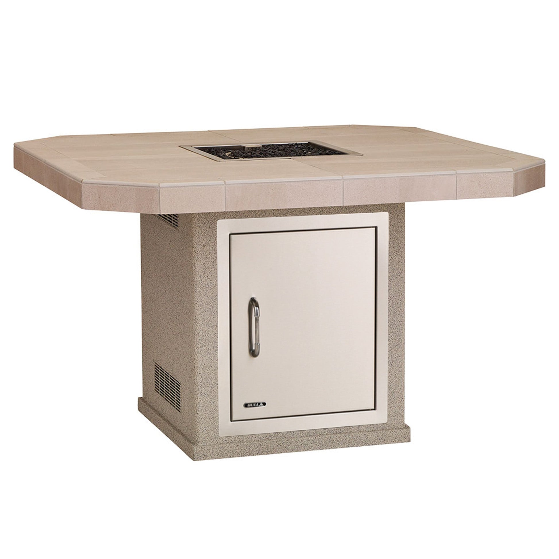 Square Fire Pit Table - Quartzsite Base - Hercules Inc. Shop