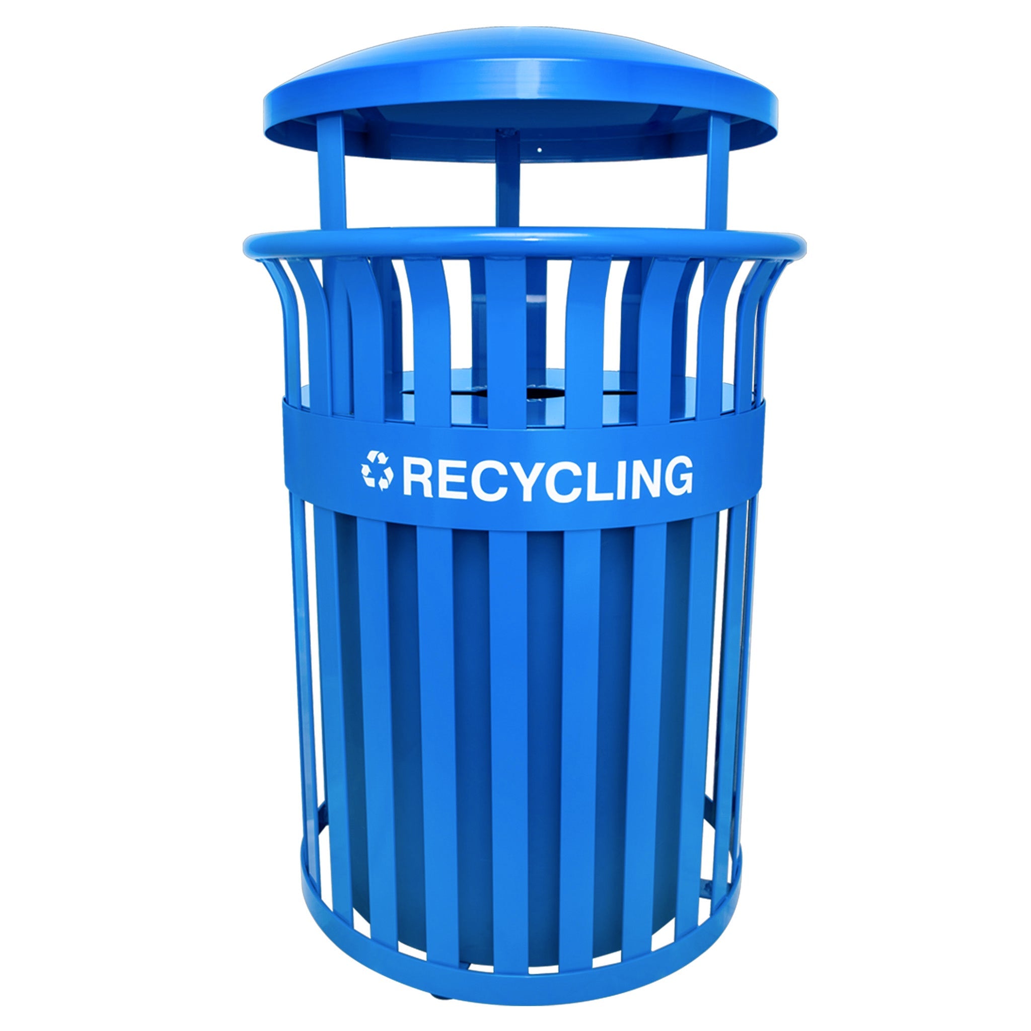 Streetscape Collection Recycling Receptacle w/ Canopy – Hercules Inc. Shop